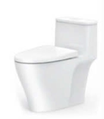 Bồn cầu 1 khối xả xoáy - nắp đóng êm men sứ nano chống bám bẩn